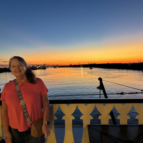 Sunset on the Savannah river